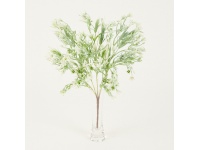 Gałązka dekoracyjna, bukiet 5-ramienny 35 cm - 1 szt BIAŁY 23-01