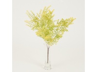 Gałązka dekoracyjna, bukiet 5-ramienny 35 cm - 1 szt ŻÓŁTY 20-02