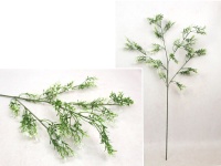 Gałązka KWIATKI DROBNE BIAŁE silikonowa wys. 83 cm