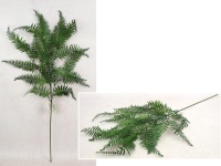 Gałązka PAPROĆ 4 ramiona, wys. 90 cm - CIEMNO-ZIELONA