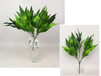 Gałązka RUSKUS podłużne liście wys. 40 cm, 5 łodyg CIEMNO ZIELONY cieniowany