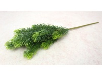 Gałązka silikonowa PE SOSNA 40 cm szaro zielona