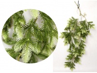 Gałązka silikonowa PE SOSNA zwis 80 cm ZIELONA jasne końce