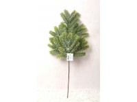 Gałązka świąteczna ŚWIERK wys. 60 cm ZIELONY z jasnymi końcami posypany śniegniem