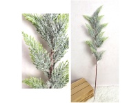 Gałązka ŚWIĄTECZNA wys. 83 cm ZIELONA posypana śniegiem