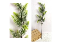 Gałązka ŚWIERK wys. 71 cm ZIELONA z brokatem