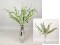 Gałązka TRAWA WODNA wys. 44 cm, 5 łodyg ZIELONO SZARA - BIELONA