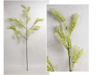 Gałązka TRAWA WODNA wys. 85 cm jasno ZIELONA z białymi końcówkami