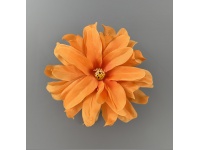 Główka kwiatowa DALIA średnica kwiatu 15 cm POMARAŃCZOWA