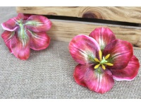 Główka kwiatowa HIBISKUS 3D 13 cm CZERWONY