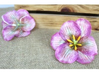 Główka kwiatowa HIBISKUS 3D 13 cm RÓŻOWY