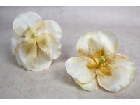 Główka kwiatowa HIBISKUS 3D 13 cm ECRU