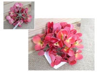 Główka kwiatowa HORTENSJA 3D print silikonowa 13 cm CZERWONA