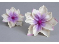 Główka kwiatowa MAGNOLIA 14 cm FIOLETOWA-PUDROWA cieniowana