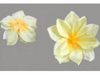 Główka kwiatowa MAGNOLIA 14 cm JASNO-ŻÓŁTA