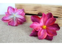 Główka kwiatowa MAGNOLIA 3D 14 cm RÓŻOWY-CIEMNY