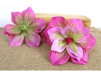 Główka kwiatowa MAGNOLIA 3D 21 cm RÓŻOWA CIENIOWANA