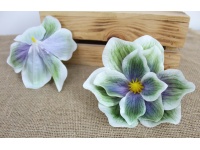 Główka kwiatowa MAGNOLIA 3D 18 cm ZIELONA