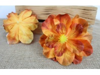 Główka kwiatowa MAGNOLIA 3D 16 cm POMARAŃCZOWA