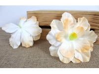 Główka kwiatowa MAGNOLIA 3D 16 cm BRZOSKWINIOWA