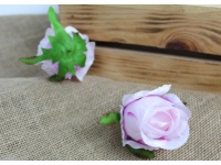 Główka kwiatowa RÓŻA 8x7 cm FIOLETOWA