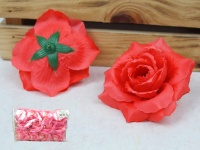 Główka RÓŻA 10x5 cm CZERWONA - 1 szt