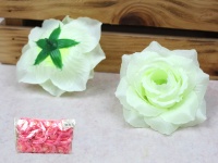 Główka RÓŻA 10x5 cm LIMONKOWA - 1 szt