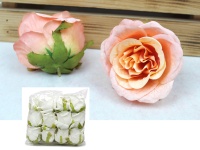 Główka wyrobowa RÓŻA 8,5x8 cm - ŁOSOSIOWA marmurkowa