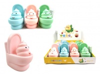 Gniotek antystresowy, śmieszny gadżet zabawka dla dzieci piszcząca KUPA, SEDES 12x6x8 cm mix kolor