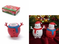 Gniotek BAŁWAN, MIKOŁAJ wychodząca głowa 9x7,5 cm MIX KOLOR