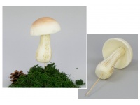 Grzybek - pik BĄZOWY grzybek 14x9, z pikiem 23 cm piankowy