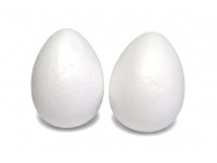 Styropianowe jajka do zdobienia 15 cm kpl 2 szt
