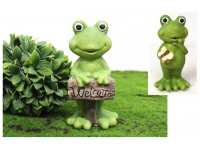 k Figurka ceramiczna ŻABA mix 18 cm