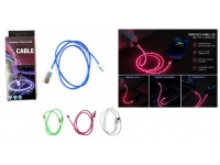 Kabel USB typ-C świecący LED 1 m