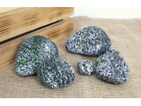 Kamień styropianowy omszony kpl 8 szt (ok.9x7 cm) CZARNE