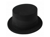 Kapelusz, cylinder plastikowy - przebranie 28x12,5 cm