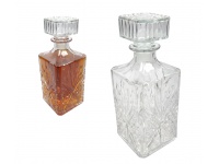 Karafka szklana 23x9 cm 1L