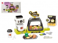 Kawiarnia z ekspresem + akcesoria (światło, dźwięk) w kartonie 29x17x14 cm