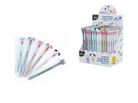 KIDEA Dłogopis z figurką KOT PIES wymazywalny - 1 szt