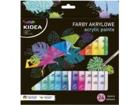 KIDEA Farby akrylowe 6 ml - 24 kolory