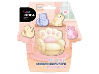 KIDEA Karteczki samoprzylepne KOCI DOMEK na blistrze 16x15 cm