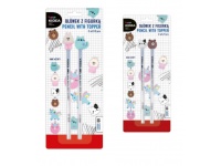 KIDEA Ołówek z figurką - kpl 2 szt na blistrze