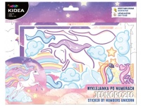 KIDEA Wyklejanka po numerach JEDNOROŻEC 26x20 cm