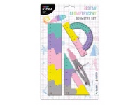 KIDEA Zestaw geometryczny PUZZLE 4.el na blistrze 20x18 cm