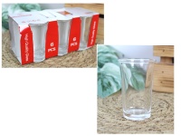 Kieliszki szklane 50 ml do wódki 7x4 cm - kpl 6 szt