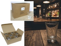 Kieliszki szklane 50 ml do wódki 7x5 cm kpl 12 szt