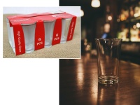 Kieliszki szklane 50 ml do wódki 7x4,5 cm kpl 6 szt