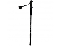 Kij do chodzenia NORDIC WALKIG teleskopowy 65-110 cm CZARNY - 1 szt