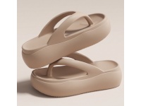 Klapki, japonki EVA DAMSKIE 37-38 beżowe