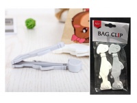 Klipsy do woreczków plastikowe PIESKI 11 cm kpl 2 szt